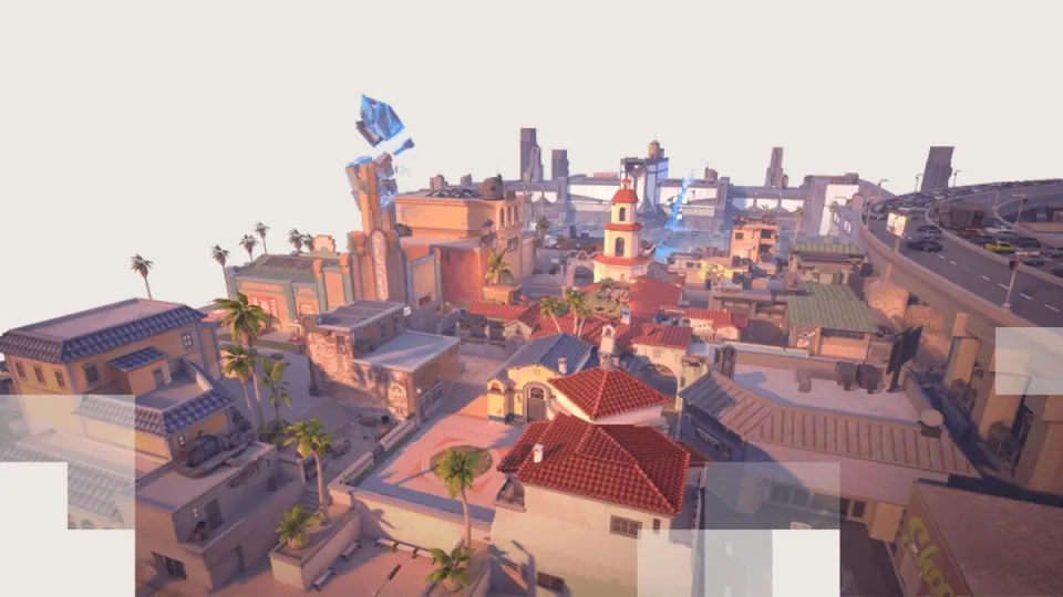 Sunset official map art